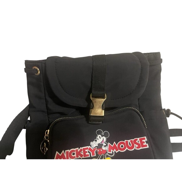 Disney’s Mickey Mouse Backpack Black Nylon - Picture 15 of 16